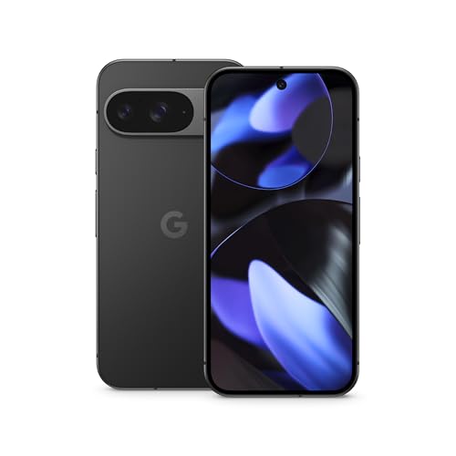 Amazon Google Pixel 9 - Unlocked Android Smartphone with Gemini, 24-Hour Battery, Advanced Camera, and 6.3" Actua Display - Obsidian - 128 GB