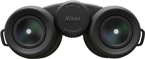 Nikon PROSTAFF P3 10x42 Binocular | Waterproof, fogproof, Rubber-Armored Full-Size Binocular, Wide Field of View & Long Eye Relief | Official Nikon USA Model