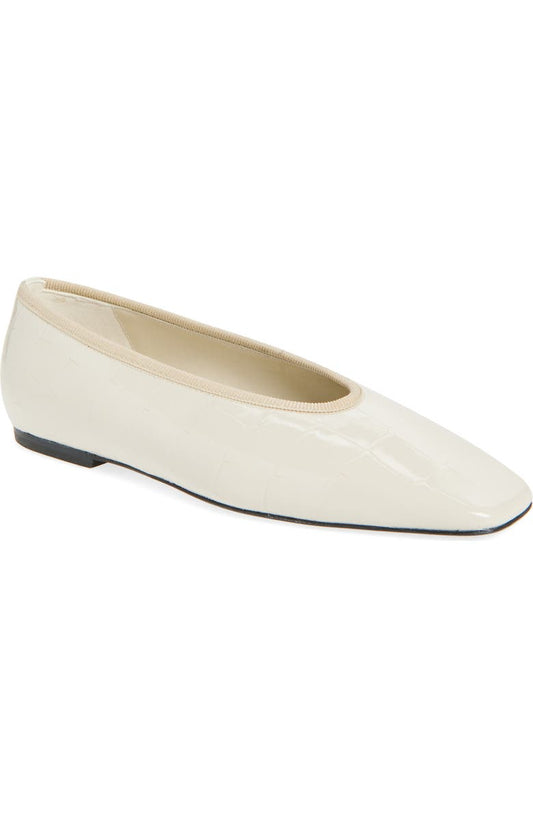TOTEME Croc Embossed Ballet Flat (Women)