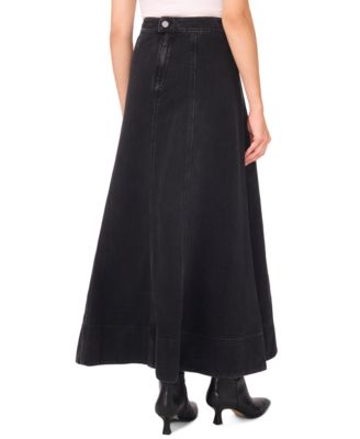 Macy's 1.STATEWomen's Denim Seamed Maxi Skirt