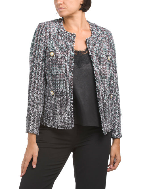 Boucle 2 Tone Blazer