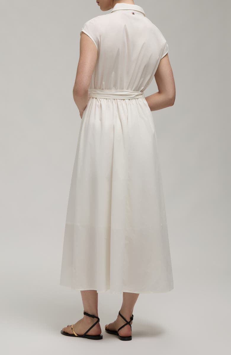 Hunter Midi Button Down Embroideried Shirt Dress