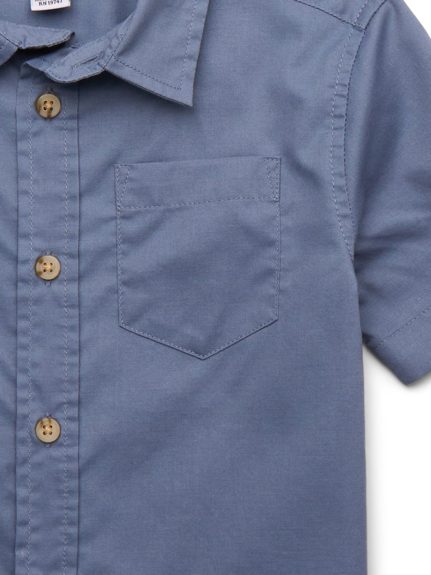 Walmart Wrangler Boys Button-Up Short Sleeve Shirt, Sizes 4-16