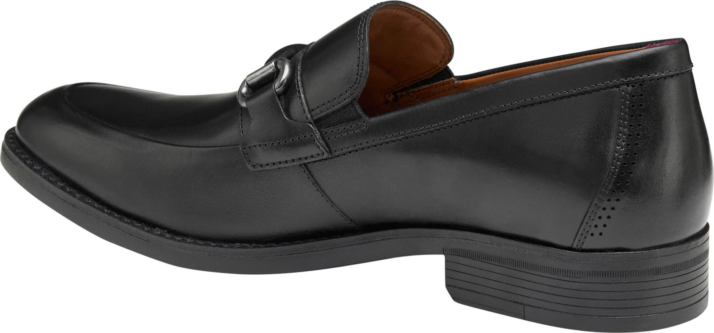 Johnston & Murphy Hawthorn Bit Loafer, Alternate, color, BLACK FULL GRAIN