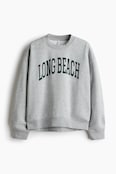 H & M Sweatshirt with Printed Motif