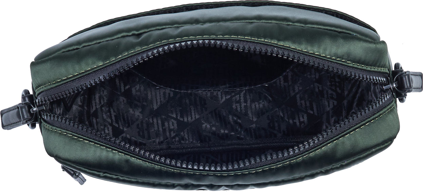 Kurt Geiger London Quilted Crossbody Bag, Alternate, color, DARK GREEN