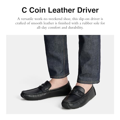 Coach Men's C Coin Leather Driver