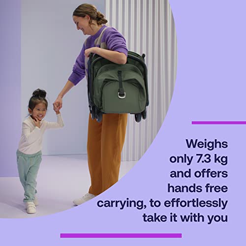 Amazon Bugaboo Butterfly - 1 Second Fold Ultra-Compact Stroller - Lightweight & Compact - Great for Travel - Midnight Black