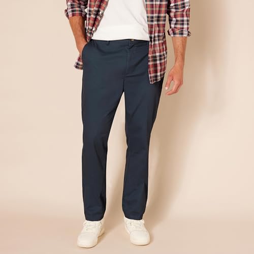 Amazon Amazon Essentials Men's Slim-Fit Wrinkle-Resistant Flat-Front Chino Pant