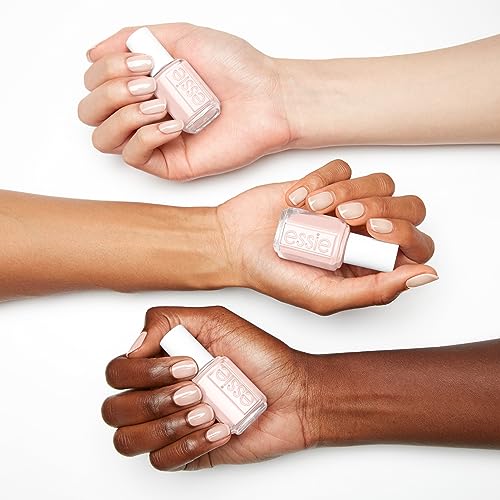 essie Salon-Quality Nail Polish, 8-Free Vegan, Sheer Pale Pink, Ballet Slippers, 0.46 fl oz