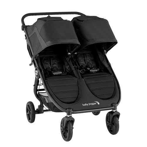 Baby Jogger City Mini GT2 All-Terrain Double Stroller, Jet , 40.7x29.25x42.25 Inch (Pack of 1), Black