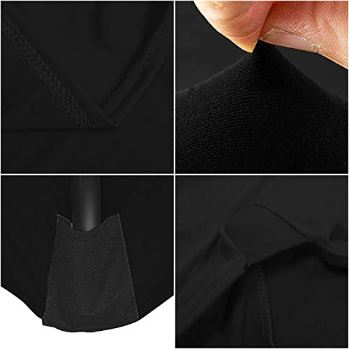 ABCCANOPY Spandex Tablecloths for 6 ft Home Rectangular Table Fitted Stretch Table Cover Polyester Tablecover Lash Bed Cover Table Toppers Massage Table Cover