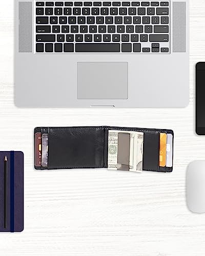 Amazon Essentials Men's Smart Wallet with Removable Money Clip