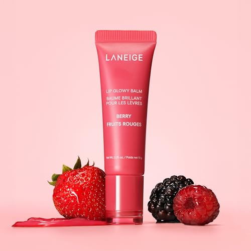 LANEIGE Lip Glowy Balm: Hydrate, Glossy, Lightweight, Moisturize & Tint with Shea Butter