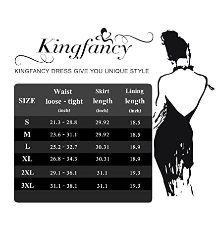 Kingfancy Women's Pleated Skirt Chiffon Elastic Waist A-Line Midi Length Skirt