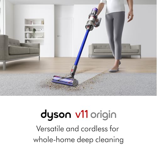 Dyson V11 Origin Cordless Vacuum, Nickel/Blue