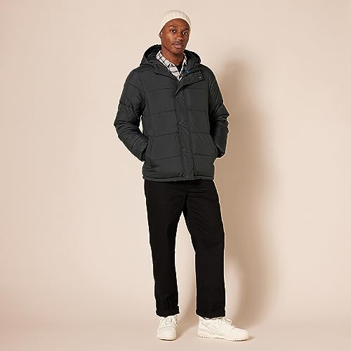 Amazon Essentials Men's Heavyweight Hooded Puffer Coat