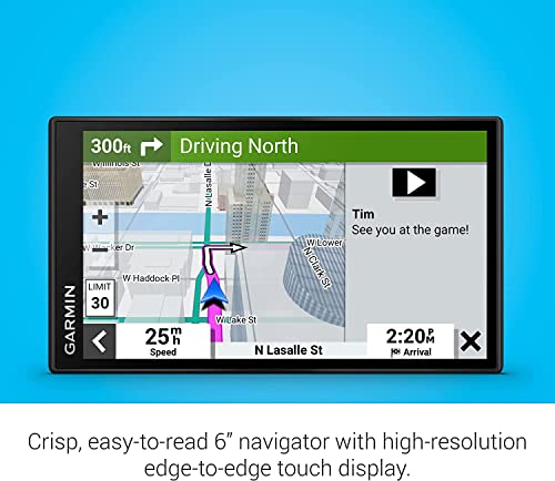 Garmin DriveSmart 66 6-inch Glass Screen Car GPS Navigator (010-02469-00) (Renewed)