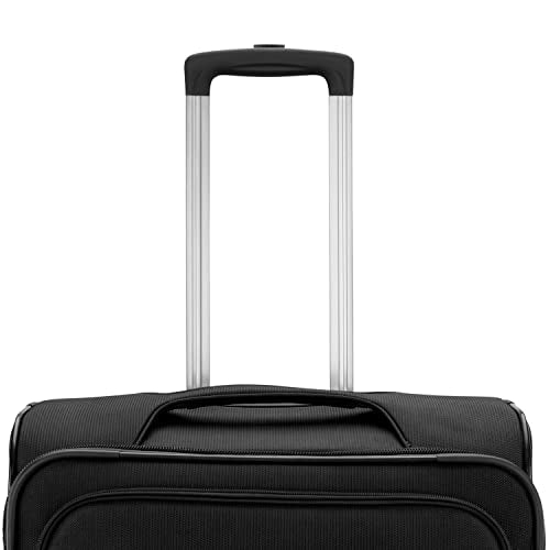 Samsonite Ascella 3.0 Softside Expandable Luggage with Spinners | Black | 2PC SET (Carry-on/Medium)