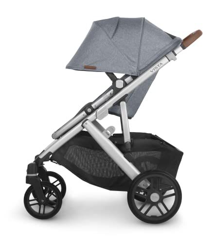 Vista V2 Stroller - Gregory (Blue Melange/Silver/Saddle Leather)