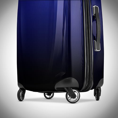 Samsonite Winfield 3 DLX Hardside Expandable Luggage with Spinners, Royal Blue Ombre, 2PC Set (CO/MED)