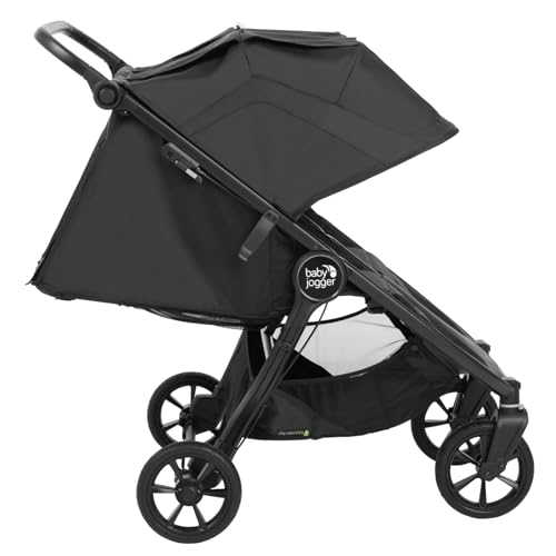 Baby Jogger City Mini GT2 All-Terrain Double Stroller, Jet , 40.7x29.25x42.25 Inch (Pack of 1), Black