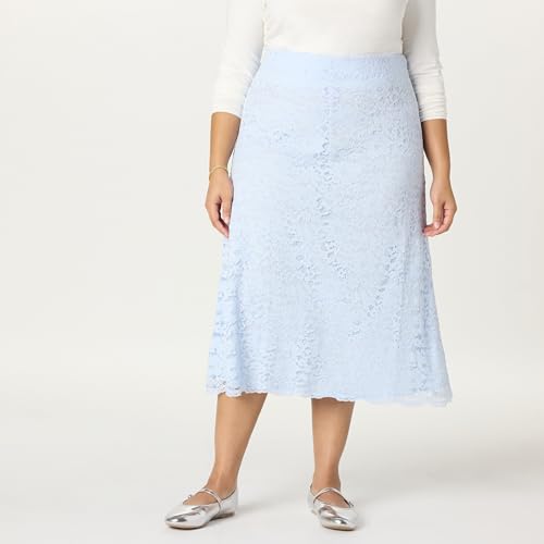 The Drop Women's Standard Elana Lace Midi Skirt