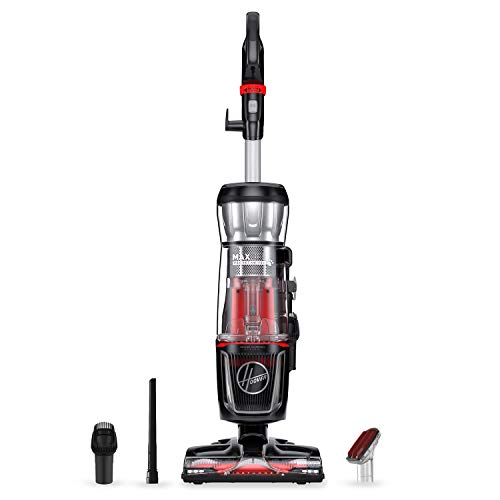 Hoover MAXLife Pro Pet Swivel Bagless Upright Vacuum Cleaner, HEPA Media Filtration, For Carpet and Hard Floor, UH74220PC, Black