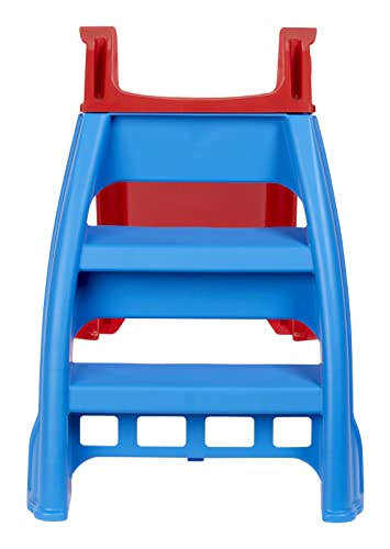 Little Tikes First Slip And Slide, Easy Set Up Playset for Indoor Outdoor Backyard, Easy to Store, Safe Toy for Toddler,Kids (Red/Blue), 39.00''L x 18.00''W x 23.00''H