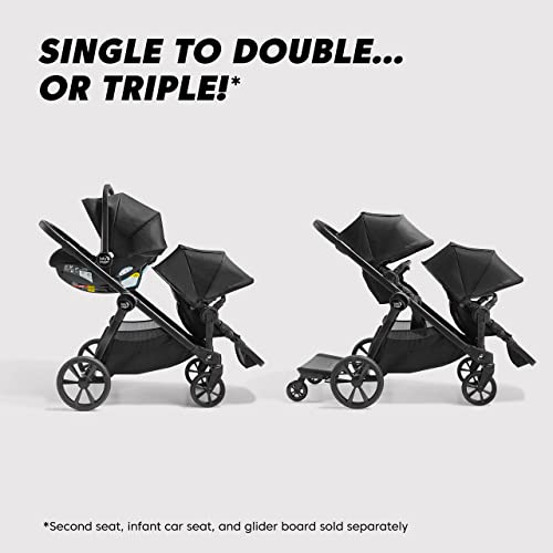 Baby Jogger® City Select® 2 Single-to-Double Modular Stroller, Eco Collection, Lunar Black