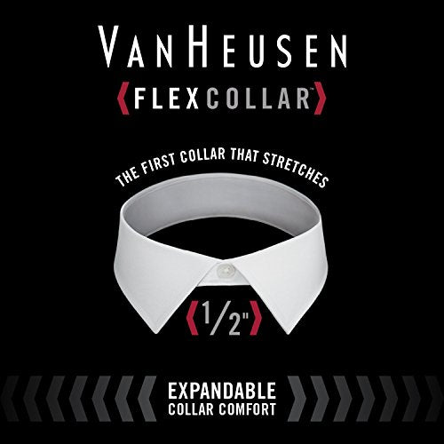 Van Heusen Men's Dress Shirt Slim Fit Flex Collar Stretch Solid