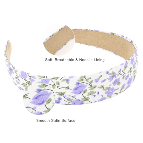 Amazon Wecoe 12pcs Wide Satin Headbands 1.2 Inch Thin Fabric Cloth Cute Boho Fashion Trendy Hair Accessories For Women Girls Diademas Para Mujer De Moda