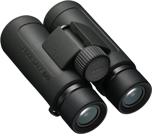 Nikon PROSTAFF P3 10x42 Binocular | Waterproof, fogproof, Rubber-Armored Full-Size Binocular, Wide Field of View & Long Eye Relief | Official Nikon USA Model