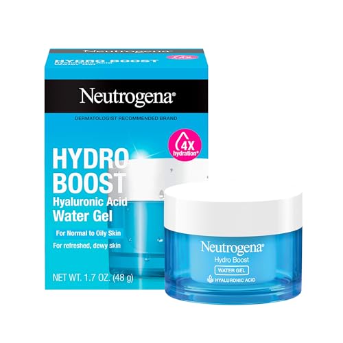 Amazon Neutrogena Hydro Boost Water Gel, 24 Hr Hydration for Normal/Oily Skin, Signature Fragrance, Face Moisturizer with Hyaluronic Acid, Skin Care for Juicy, Deeply Hydrated Skin, 1.7 oz