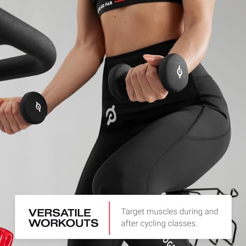 Peloton Light Weights | Set of Two Sweat-Proof Weights with Non-Slip Grip, Designed to Fit in The Back of Peloton Bike and Bike+