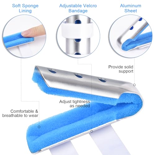 Amazon Finger Splint, 2pcs Finger Support Brace for Arthritis Knuckle Immobilizationm, Middle Size
