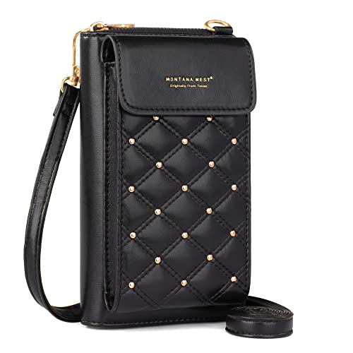 Montana West Small Crossbody Cell Phone Purse for Women RFID Blocking Cellphone Wallet