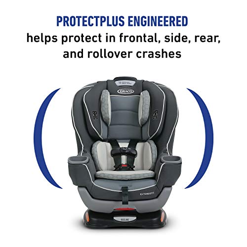 Graco Extend2Fit Convertible Car Seat, Ride Rear Facing Longer with Extend2Fit, Gotham