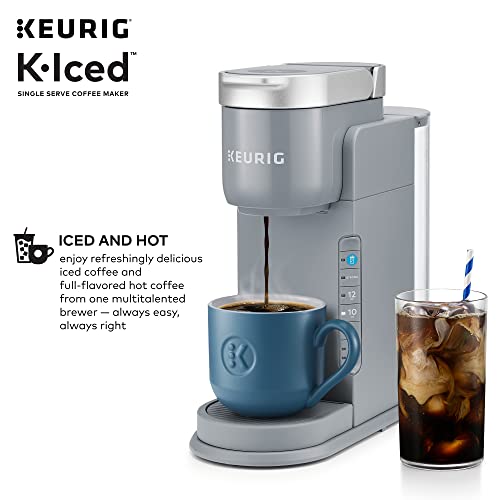 Keurig K-Iced Single Serve Coffee Maker - Brews Hot and Cold - Gray