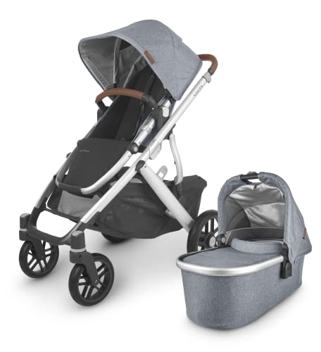 Vista V2 Stroller - Gregory (Blue Melange/Silver/Saddle Leather)