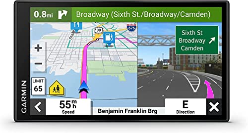 Garmin DriveSmart 66 6-inch Glass Screen Car GPS Navigator (010-02469-00) (Renewed)