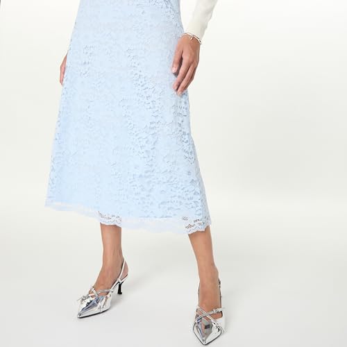 The Drop Women's Standard Elana Lace Midi Skirt