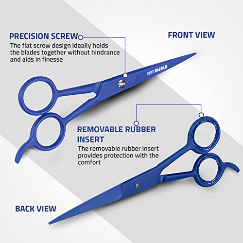 Utopia Care Hair Cutting and Hairdressing Scissors 6.5 Inch, Premium Stainless Steel shears with smooth Razor & Sharp Edge Blades, for Salons, Professional Barbers, Men & Women, Kids, Adults, & Pets