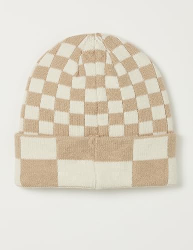 The Drop Women's Karina Multi Checkered Beanie