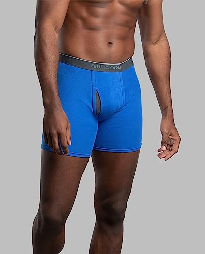 Fruit of the Loom Men's Coolzone Boxer Briefs, Moisture Wicking & Breathable, Assorted Color Multipacks