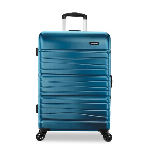 Samsonite Evolve Se Hardside Expandable Luggage with Double Spinner Wheels, Caribbean Blue, 2PC Set (CO/L)