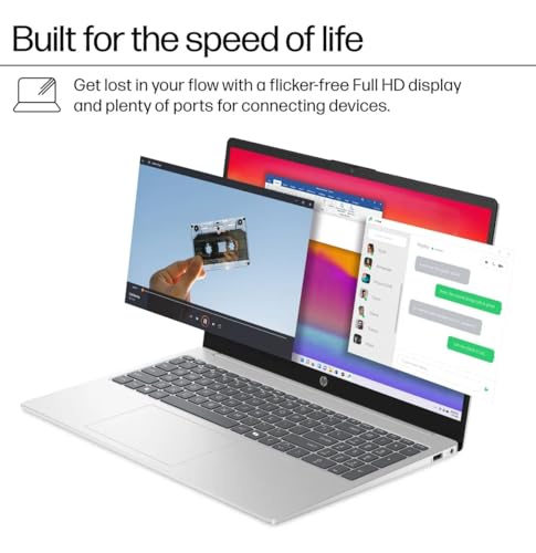 Amazon HP Flagship 15.6 Touchscreen Laptop Computer - w/MS Office Lifetime • Intel 13th Gen Core i3 (Up to 4.5GHz) • HD Touch Display • for Business & Student • AI Copilot • Win 11 Pro (32GB RAM | 1TB SSD)