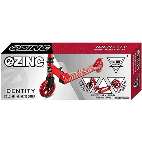 Hy-Pro Asia Limited Zinc - Aluminum Identity Folding Scooter, Red