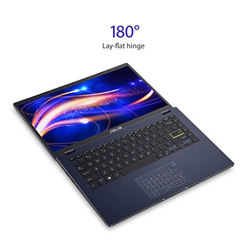 ASUS0 Vivobook Go 14 L410 Ultra Thin Laptop, 14” FHD Display, Intel Celeron N4020 Processor, 4GB RAM, 64GB eMMC, NumberPad, Windows 11 Home in S Mode, 1 Year Microsoft 365, Star Black, L410MA-AH02