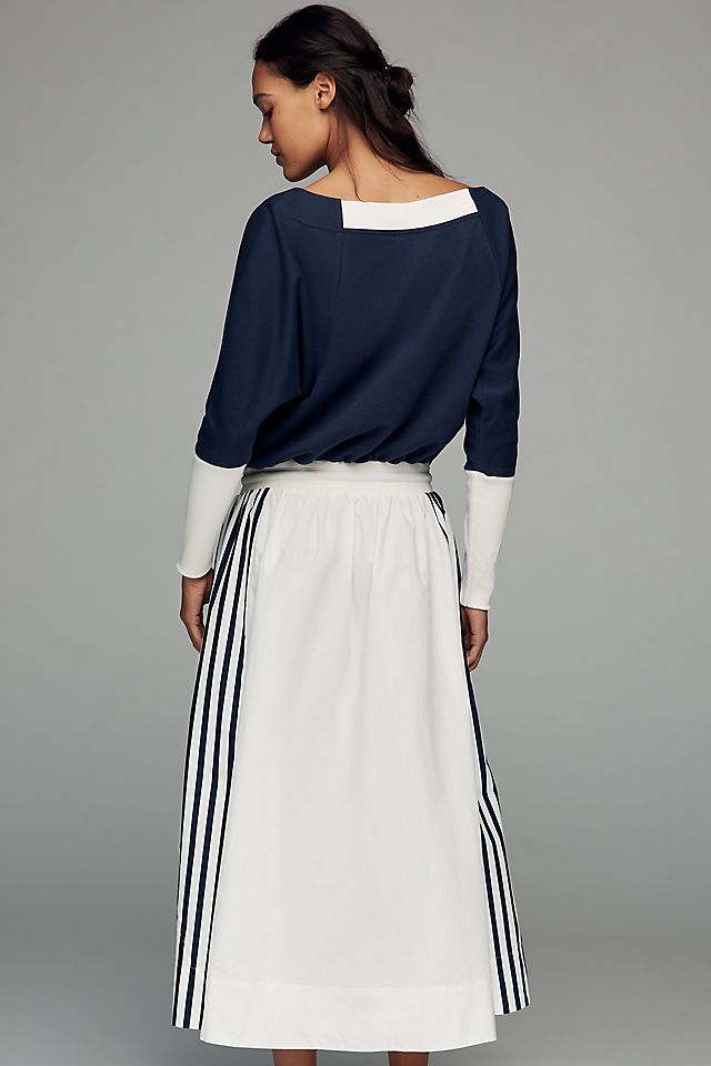 Anthropologie Daily Practice Twofer Long-Sleeve Maxi Dress